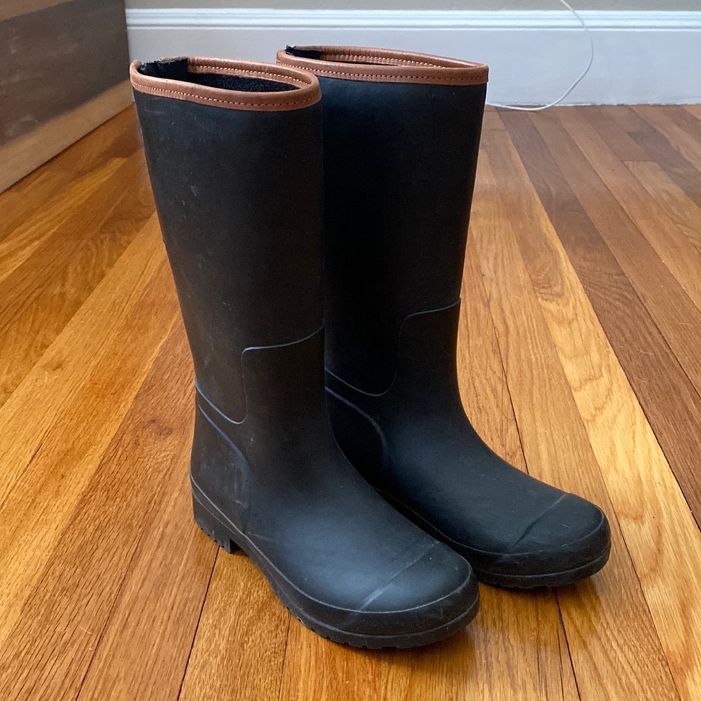 Sperry Black Rainboots